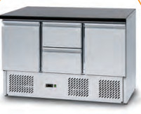 Contatore frigorifero interno lucidato 220V/50Hz 2.C-8.C Saladette CE/ETL/CSA Certificato