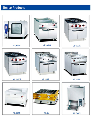 Efficienza Grill gas LPG/2800Pa 11,7kw Potenza per cucina