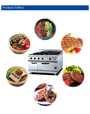 225kg Forno a griglia a gas da 27 kW attrezzature da cucina / attrezzature da cucina fast food - GH-999A