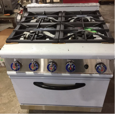 20Equipaggiamento di cottura a gas da 8 kW con forno a gas a 4 bruciatori