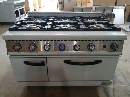 20Equipaggiamento di cottura a gas da 8 kW con forno a gas a 4 bruciatori