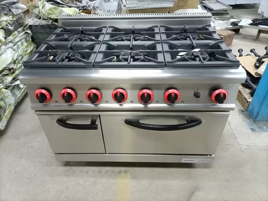 20Equipaggiamento di cottura a gas da 8 kW con forno a gas a 4 bruciatori
