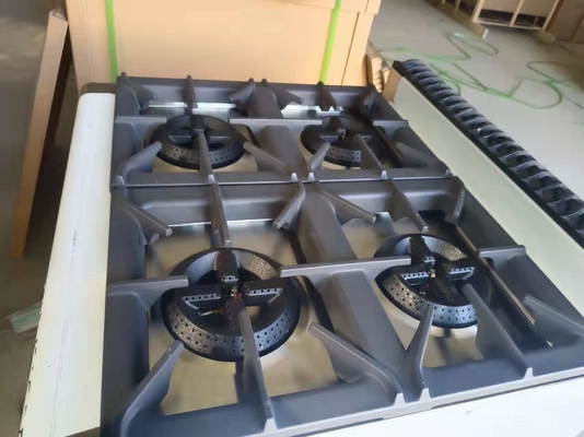 GH-987A Gas Range con 4 bruciatori e forno a gas 20.8Kw Potente attrezzatura da cucina