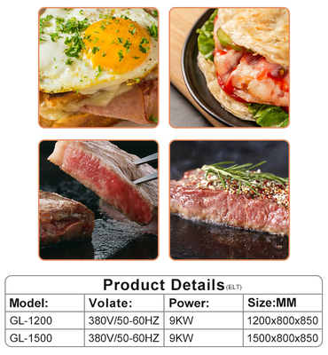 Commerciale Gas Giapponese Teppanyaki Cucina attrezzature da cucina