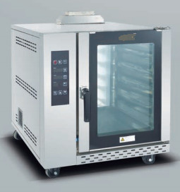 220V/3N~380V 12KW Forno a convezione elettrico a caldo con 10 vassoi per ponte a 5~300C