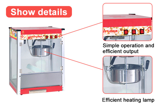 16.5kg Compatto 1.5KW attrezzatura da cucina con 220V-240V di tensione per facile popcorn