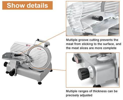 Tagliatrice di carne commerciale GL-MS250ST 16,5 kW Macchina elettrica per tagliare la carne