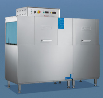 Tipo di volo di sicurezza lavastoviglie in acciaio inossidabile SS304 6.7KW Stagno automatico del trasportatore attrezzature alberghiere