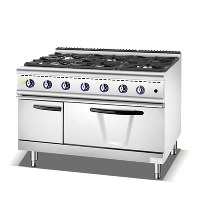LPG NG Valve Gas Commercial Cooking Range Equipment con servizio OEM/ODM personalizzato