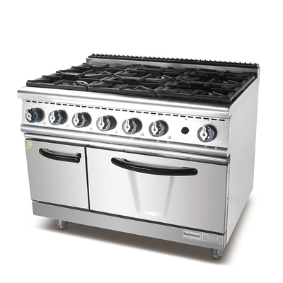 Apparecchiature di cottura a gas Strumenti di cottura Potenza di uscita a basso rumore 49,6KW GPL 56KW per cucina di ristorante