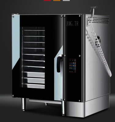 Forno a vapore elettrico in acciaio inossidabile con capacità di torrefazione multifunzione e altezza dello strato di 67 mm