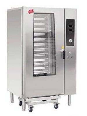 Forno a vapore combinato in acciaio inossidabile con 220-240V Tensione Temperatura 25-250.C Altezza dello strato 67mm