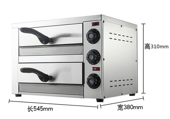 Stazione da forno in acciaio inossidabile con 220-240V di controllo del calore per una pizza perfetta