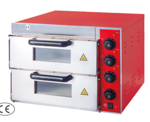 220V-240V forno per pizza pannello di controllo meccanico in acciaio inox argento per cuocere la pizza