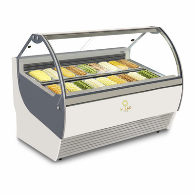 Apparecchiature di refrigerazione commerciale ventilate con base in marmo
