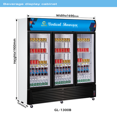 Acciaio inossidabile 210L raffreddatore per bevande a temperatura 0-10