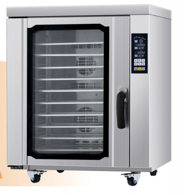 Forno di convenzione commerciale in acciaio inossidabile per la cottura di alimenti con pannello di controllo digitale