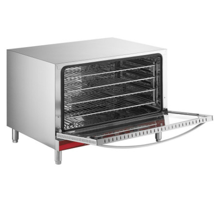 Forno convenzionale in acciaio inossidabile con pannello di controllo digitale per la cottura di alimenti