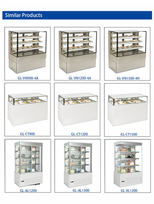 Vitrina di gelato in marmo italiano con sistema di raffreddamento ventilato - Potenza 1650W