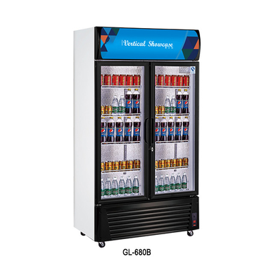 Acciaio inossidabile 0~10 Temperatura Display cooler per bevande 1300L Volume 220-240V Voltaggio