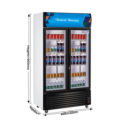 Acciaio inossidabile 1300L refrigeratore per bevande per il raffreddamento rapido a 0-10 temperature