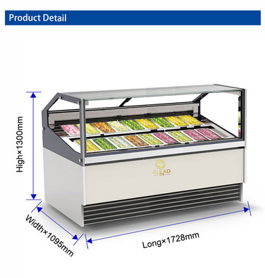 Apparecchiature di refrigerazione industriale ventilate da 1650W con ciclo inverso di scongelamento per temperature da -16°C a -18°C