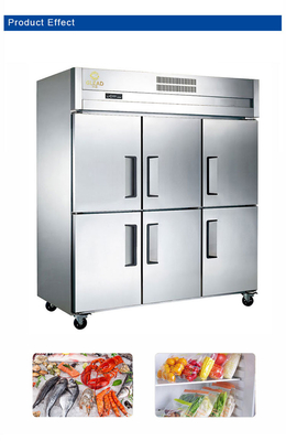 Congelatore da ristorante elettrico in acciaio inossidabile con temperatura compresa tra -12.C e -18.C