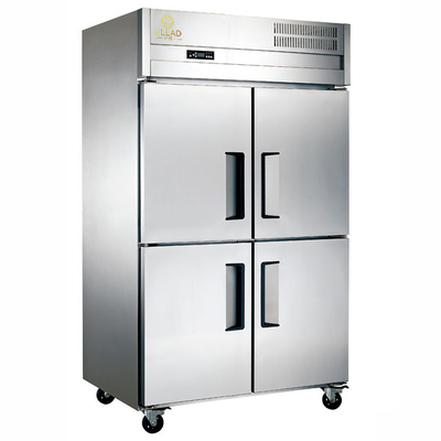 Frigorifero commerciale in acciaio inossidabile con funzionalità di congelamento per lo stoccaggio - 220-240V 50Hz