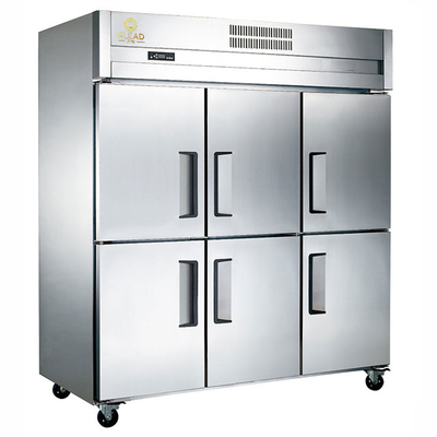 Frigorifero commerciale in acciaio inossidabile con funzionalità di congelamento per lo stoccaggio - 220-240V 50Hz