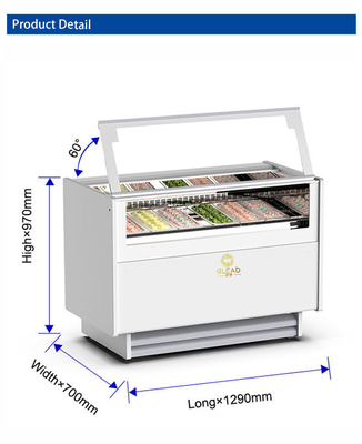 Unità di refrigerazione industriale ventilata da 1050 W per un intervallo di temperatura da -16°C a -18°C