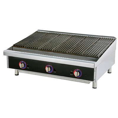 Argento e Bianco 220V-240V Ferro Lava Rock Grill Pannello di controllo digitale Temperatura 500 a 700 gradi
