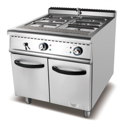 Acciaio inossidabile 220-240v 50hz Bain Marie per mantenere e riscaldare la zuppa a 0.C a 100.C
