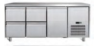 3 porte tavolo da lavoro frigorifero apparecchiatura di refrigerazione temperatura 2-8C Soluzione di stoccaggio a freddo industriale
