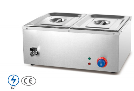 Ristorante Sopa elettrica Caldaio in acciaio inossidabile Bagno Marie Temperatura da 0,0°C a 100°C