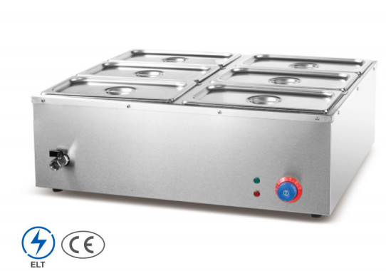Apparecchiatura elettrica per il riscaldamento della zuppa Cisterna di zuppa in acciaio inossidabile per ristoranti Temperatura 0°C-100°C.