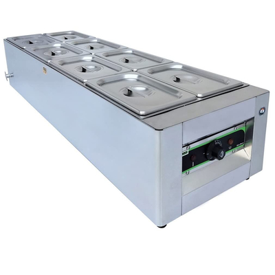 Apparecchiatura elettrica per il riscaldamento della zuppa Cisterna di zuppa in acciaio inossidabile per ristoranti Temperatura 0°C-100°C.