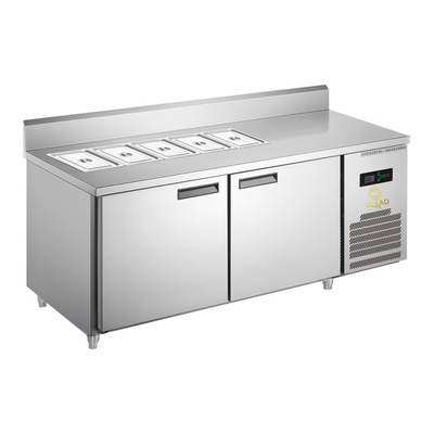 410L attrezzature di refrigerazione industriale temperatura 5-18C/0-5C efficienza 390W unità di alimentazione armadi da pizza/armadi da insalata