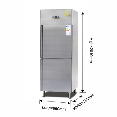 Apparecchiature di refrigerazione industriale raffreddate ad aria da 600L per -14 ~-18°C con compatibilità GN1/1