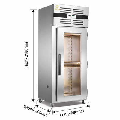 Disegno del vento a ciclo secco 600L Apparecchiature di refrigerazione commerciale