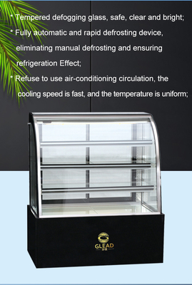 Efficienza Unità di refrigerazione industriale raffreddata ad aria 415L Cucina Vitrina 2~8°C Temperatura