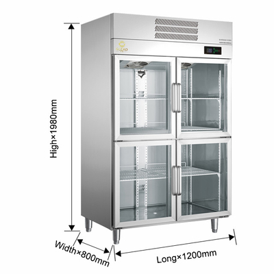 Unità di refrigerazione avanzata da 220-240V con raffreddamento ad aria per armadiera
