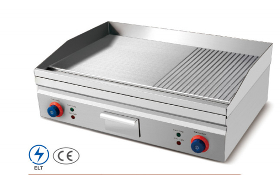 Grill elettrico in acciaio inossidabile cucinare una varietà di alimenti con controllo della temperatura di precisione