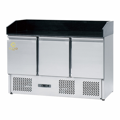 Unità di refrigerazione GN1/3 da 3 porte in acciaio inossidabile 220-240V per la gamma di temperature 2-8.C
