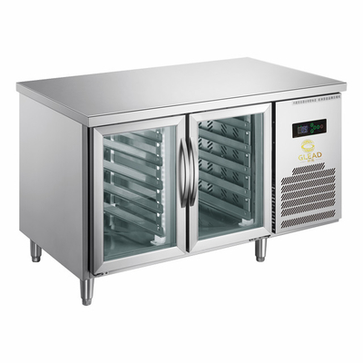 220V-240V 5°C -0°C Doppia porta di vetro Equipaggiamento di refrigerazione industriale 150L Display Chiller