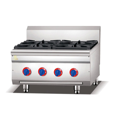Macchine per cucina commerciale a gas con controllo di temperatura regolabile per cucina professionale