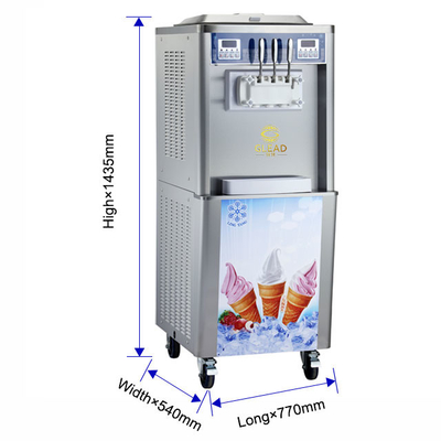 Apparecchiature di refrigerazione industriale con refrigerante R404A 2x2.1L serbatoio di congelamento e 2x1.6kW di potenza nominale