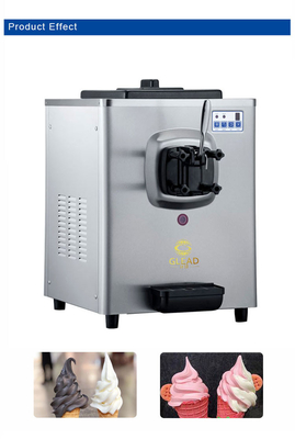 Macchina per gelati morbidi 6-8 kg/h Produzione 5L Hopper per pre raffreddamento e conservazione notturna