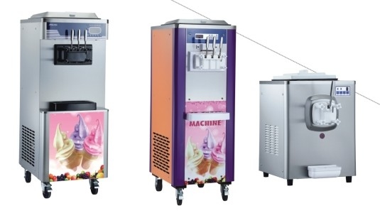 Macchina per gelati morbidi 6-8 kg/h Produzione 5L Hopper per pre raffreddamento e conservazione notturna