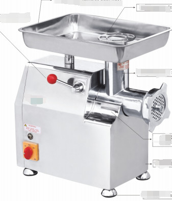 Macinatrice elettrica di carne in acciaio inossidabile 220V con motore a motore avanzato