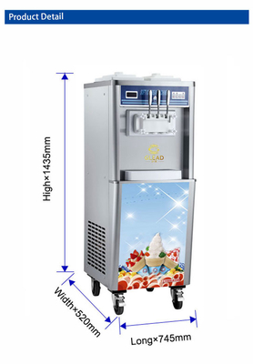 Apparecchiature industriali di refrigerazione con doppi pompieri da 5,8 litri per una produzione e un raffreddamento efficienti